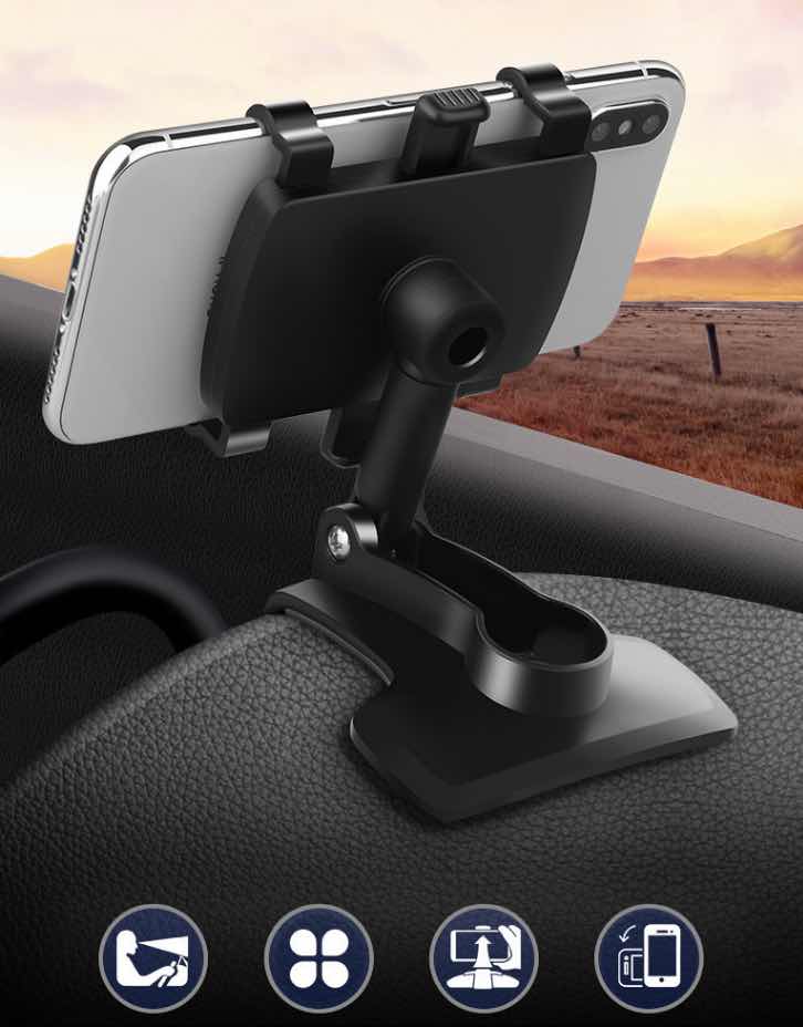 Car phone holders black